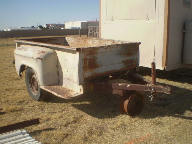 Chevy pick up bed trailer